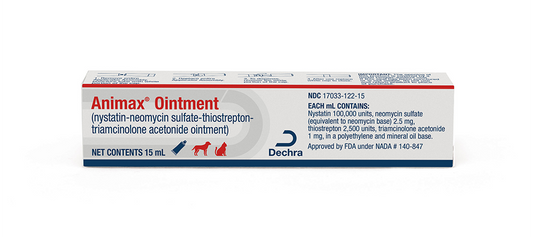 Animax (Or generic) Ointment: 15ml tube